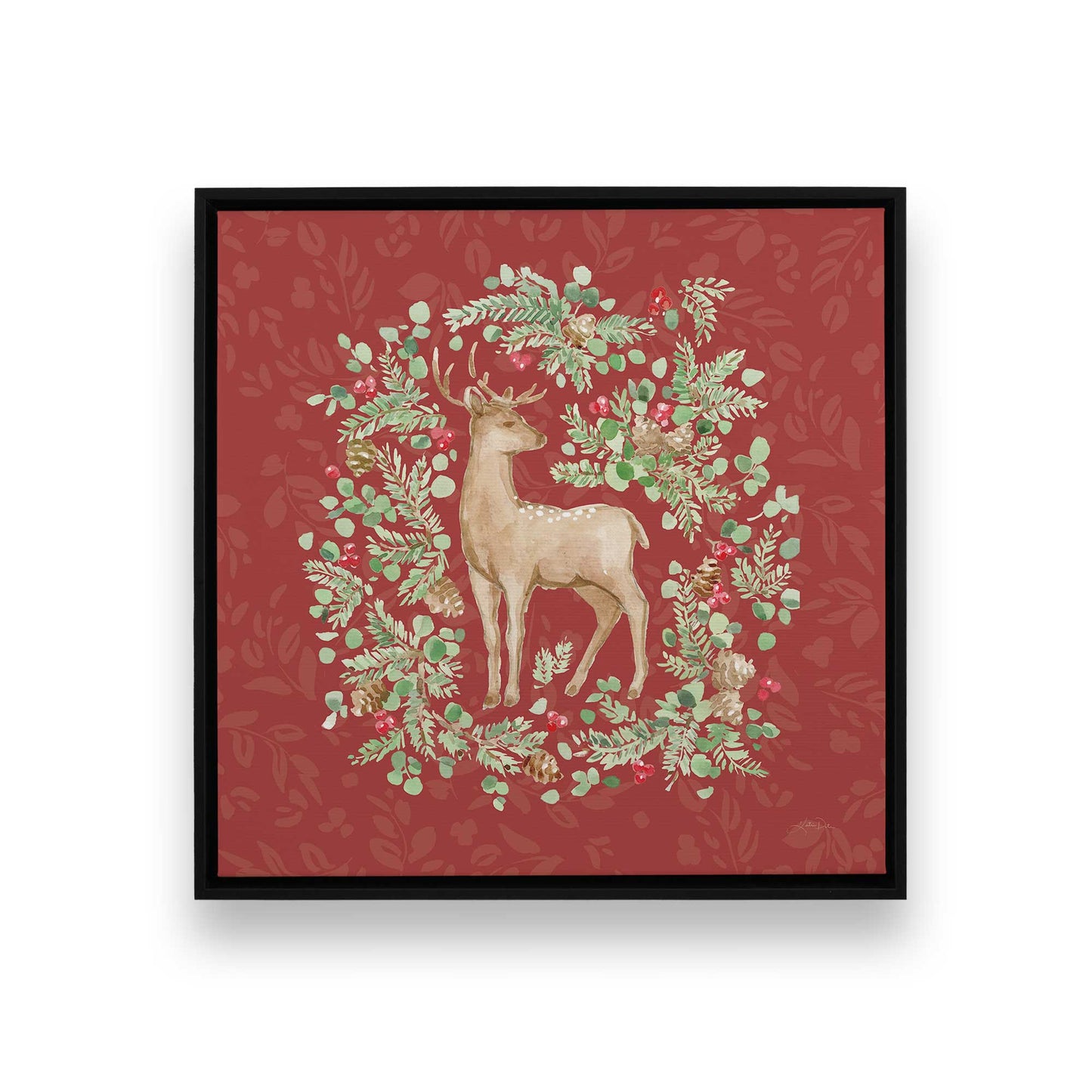 [Color:Satin Black], Picture of art in a Satin Black frame