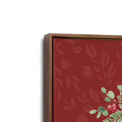 [Color:Walnut], Picture of art in a Walnut frame at an angle