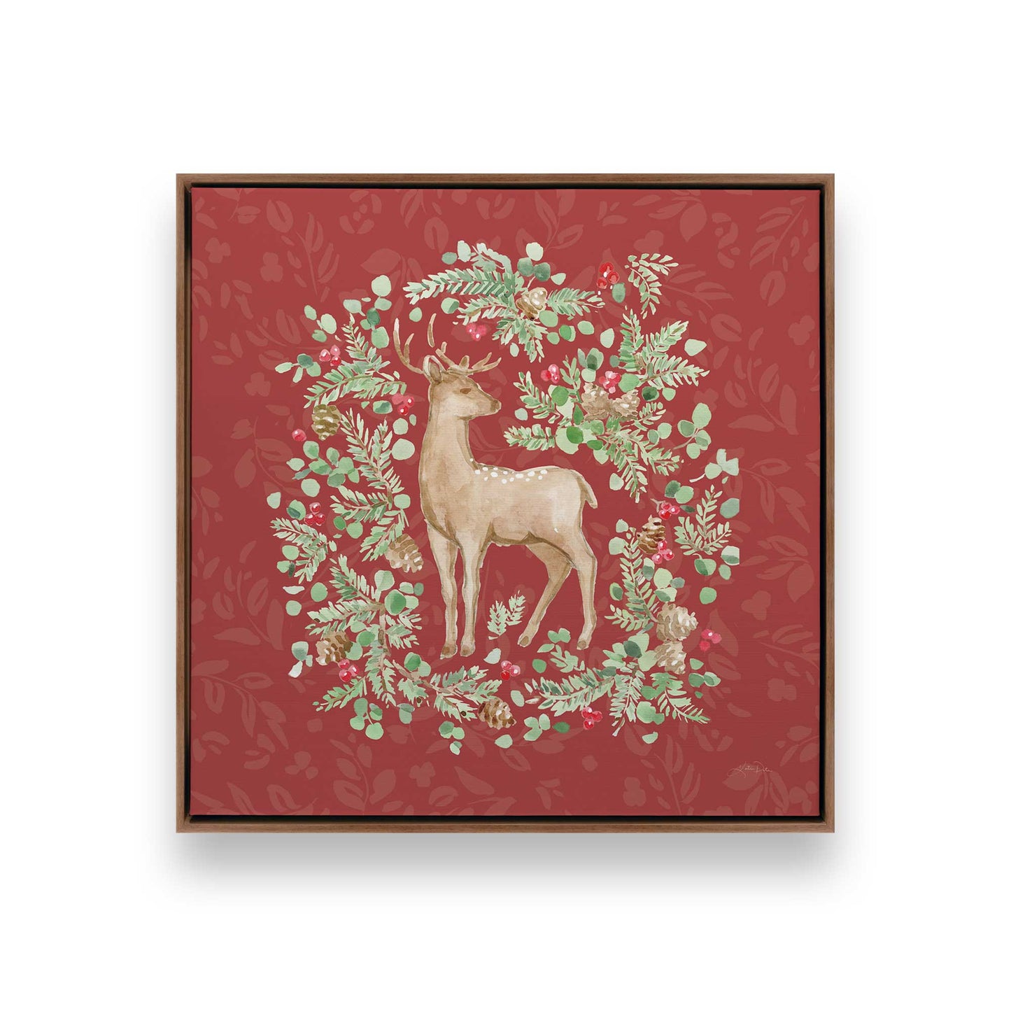 [Color:Walnut], Picture of art in a Walnut frame