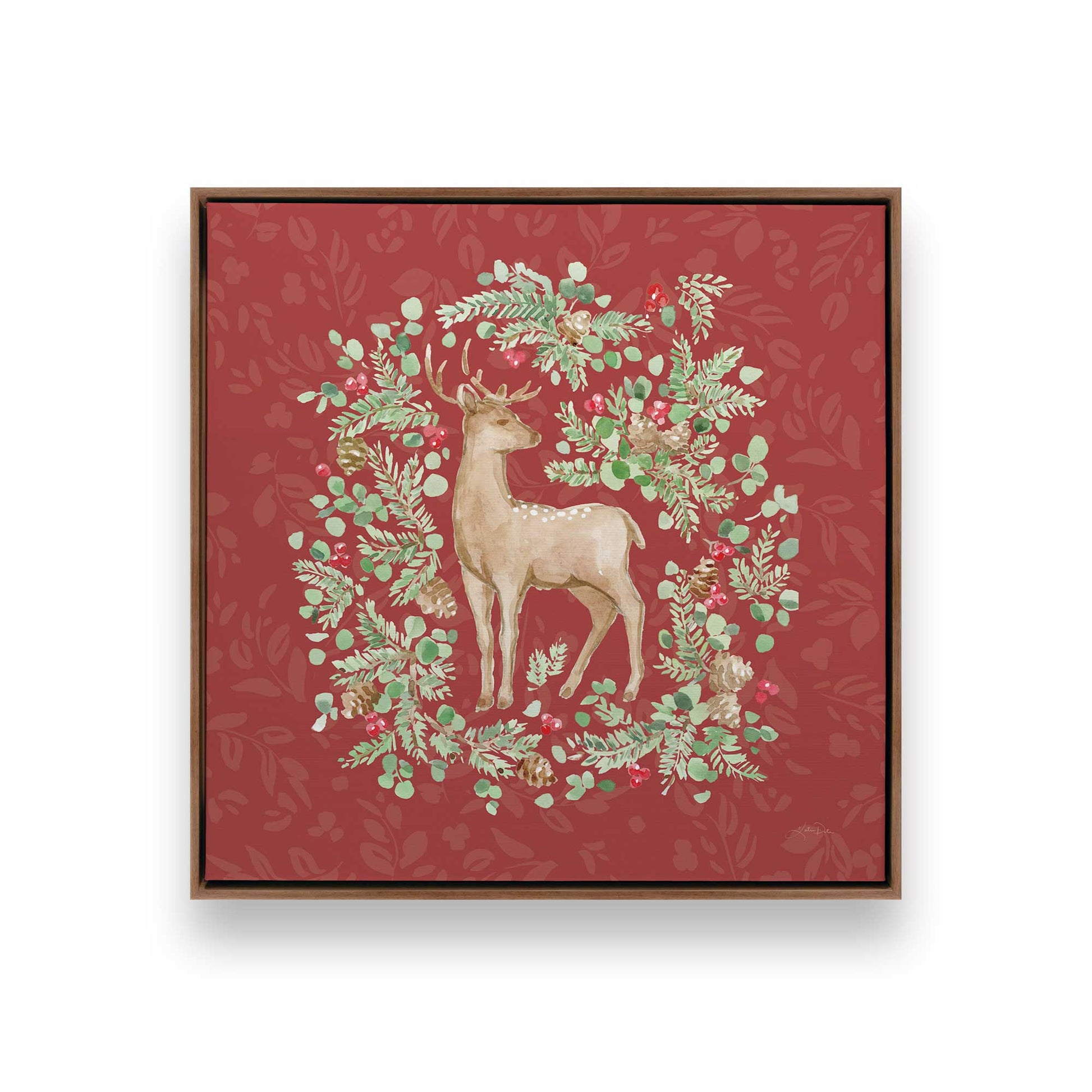 [Color:Walnut], Picture of art in a Walnut frame