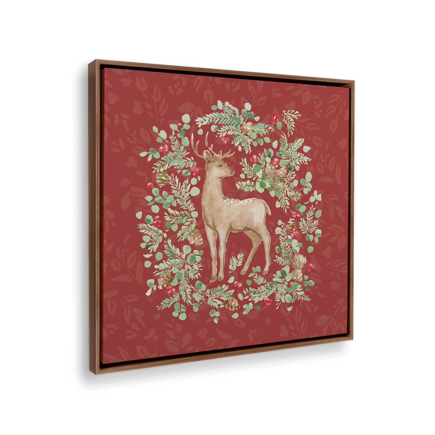 [Color:Walnut], Picture of the corner of the art