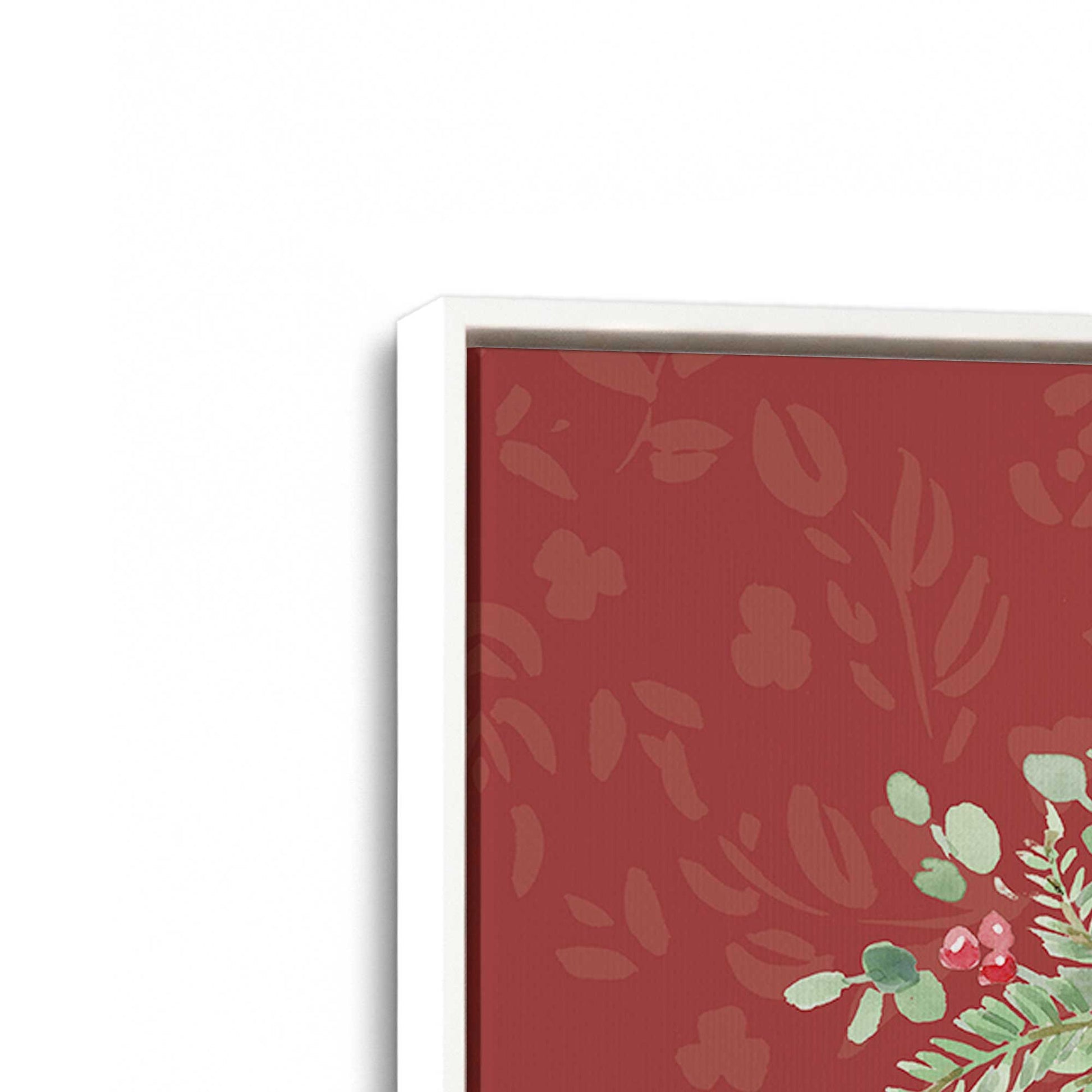 [Color:Opaque White], Picture of art in a White frame at an angle