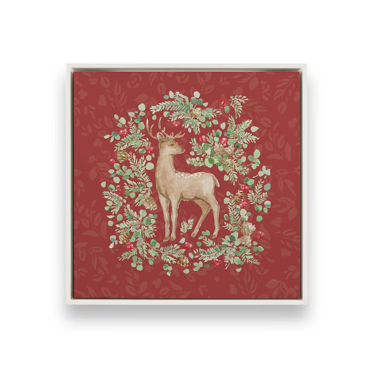 [Color:Opaque White], Picture of art in a White frame