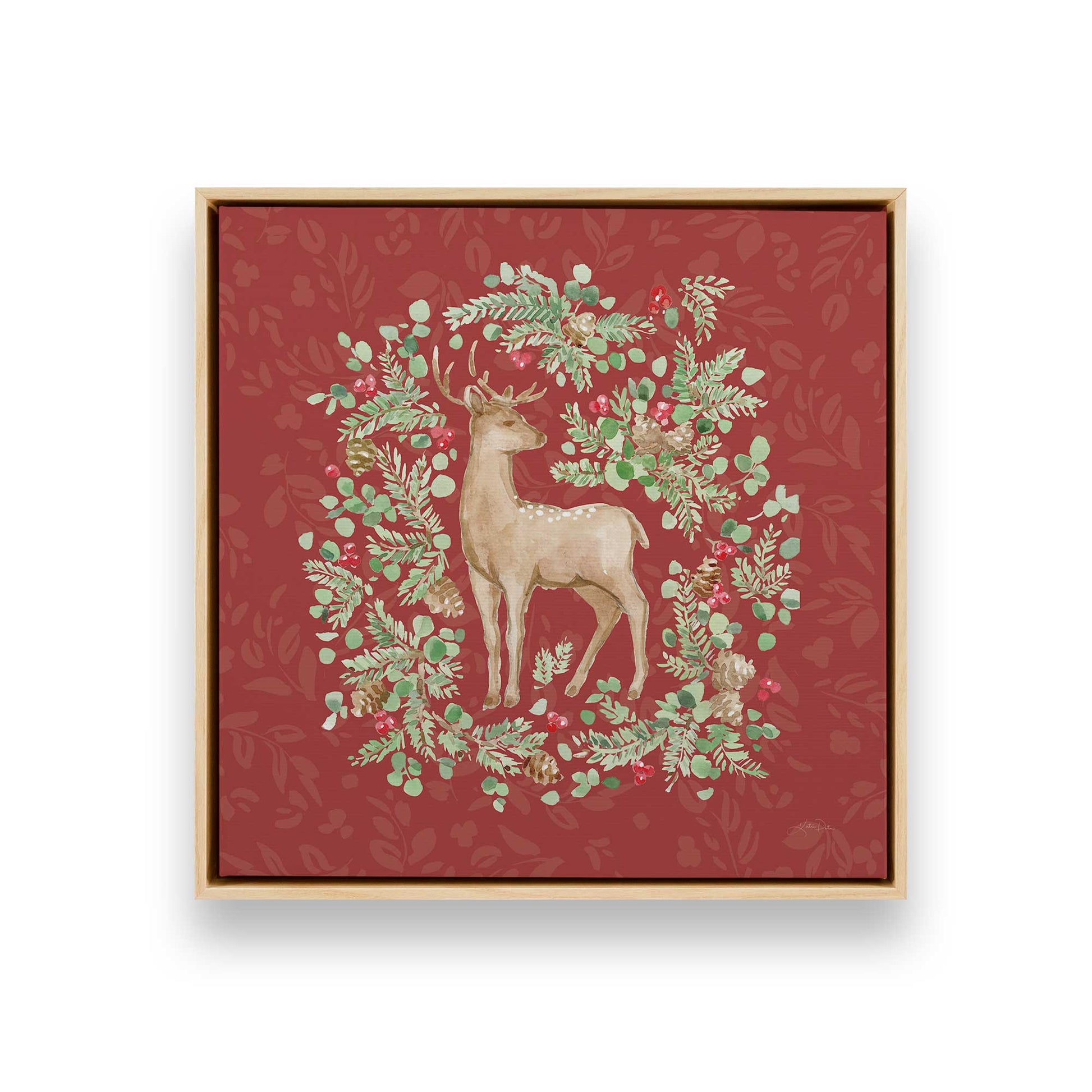 [Color:American Maple], Picture of art in a American Maple frame