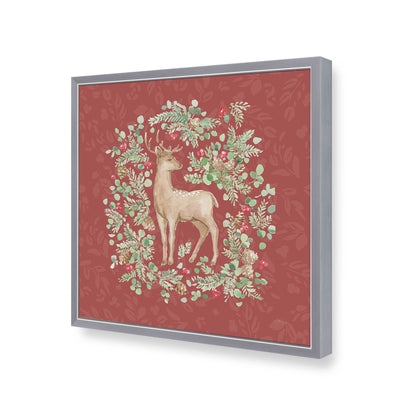 [Color:Polished Chrome], Picture of art in a Polished Chrome frame of the corner