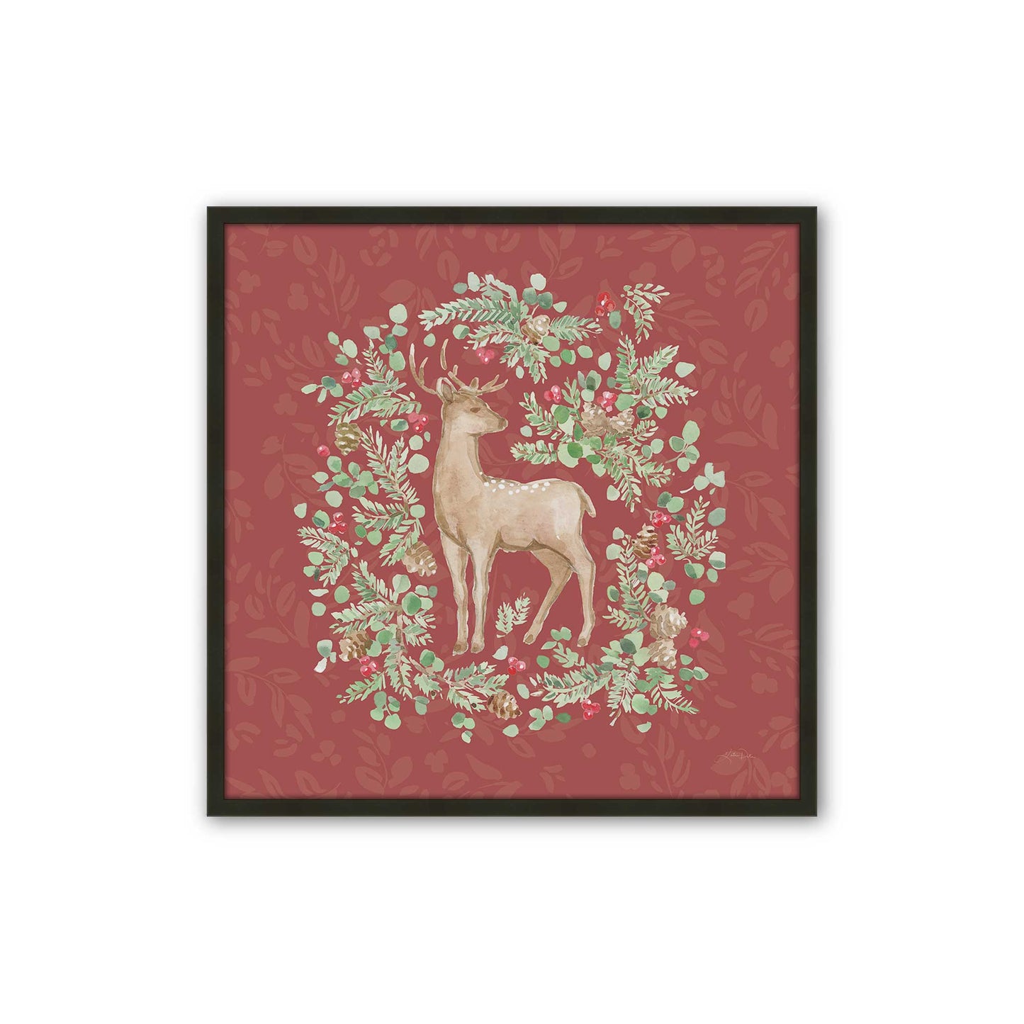 [Color:Satin Black], Picture of art in a Satin Black frame