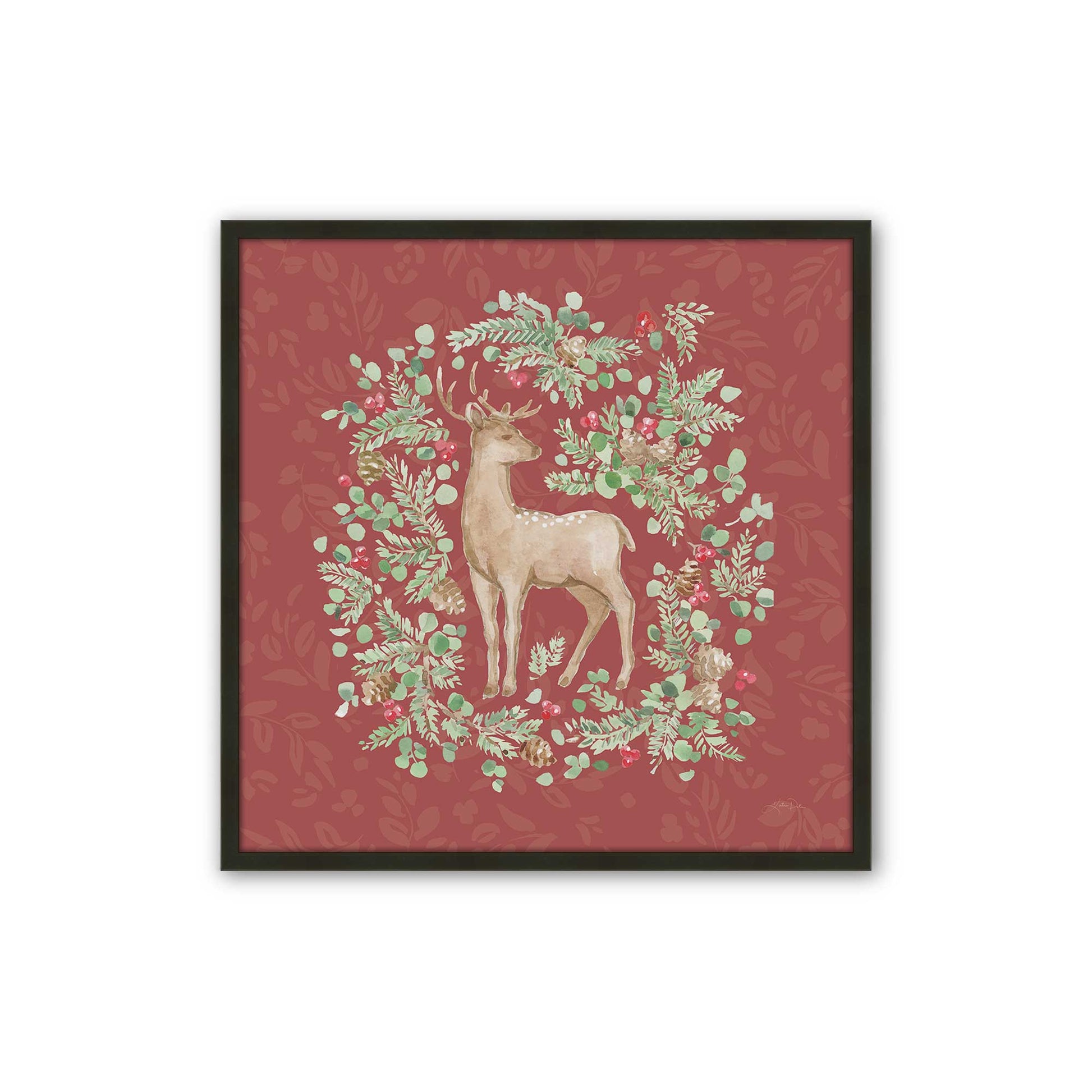 [Color:Satin Black], Picture of art in a Satin Black frame