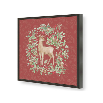 [Color:Satin Black], Picture of art in a Satin Black frame of the corner