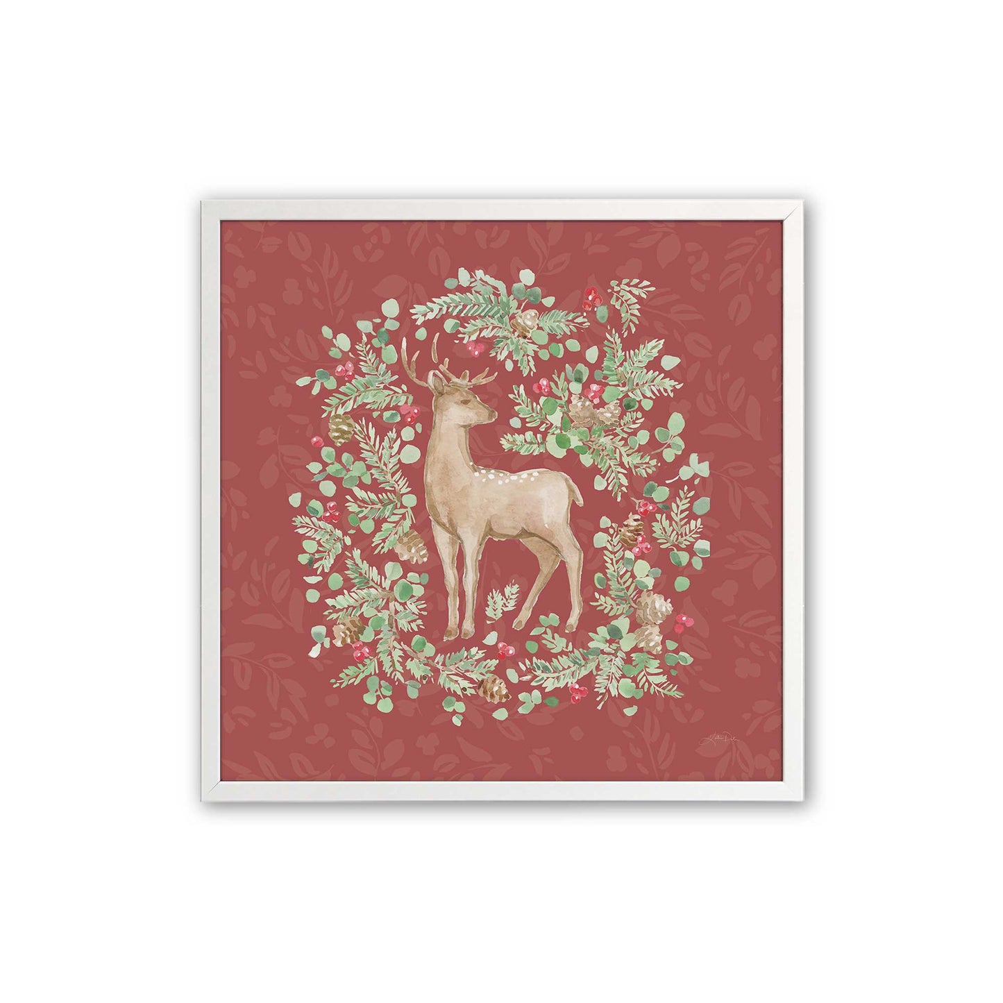 [Color:Opaque White], Picture of art in an Opaque White frame