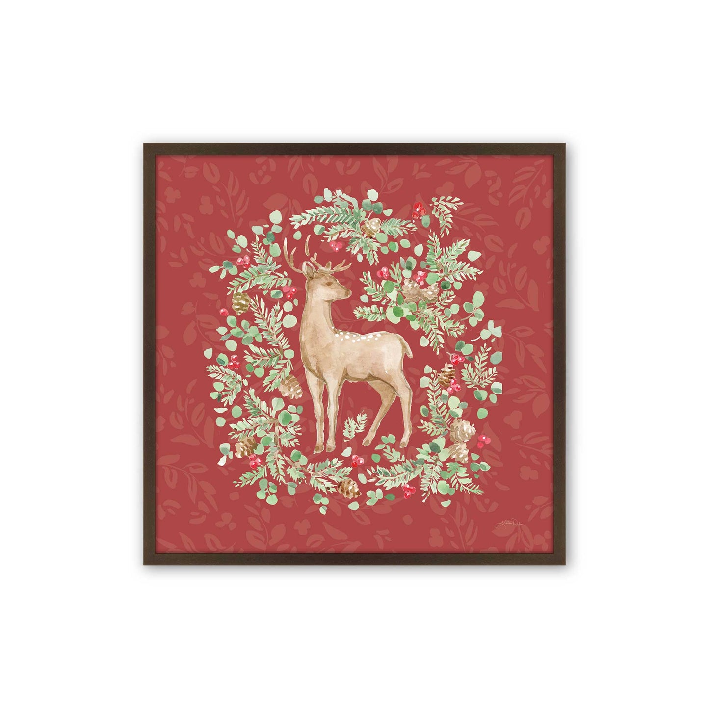 [Color:Belvinder Brown], Picture of art in a Belvinder Brown frame