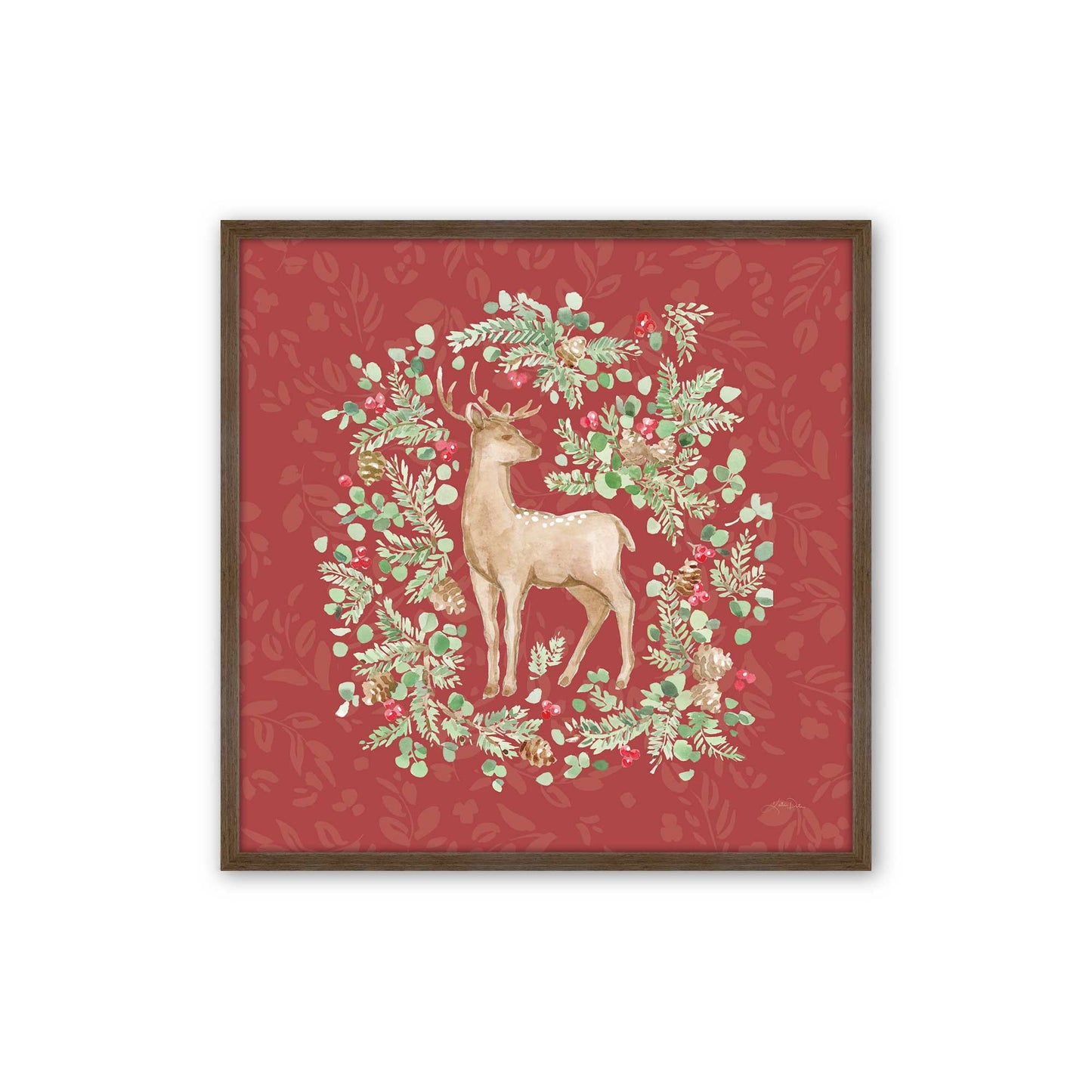 [Color:Walnut], Picture of art in a Walnut frame