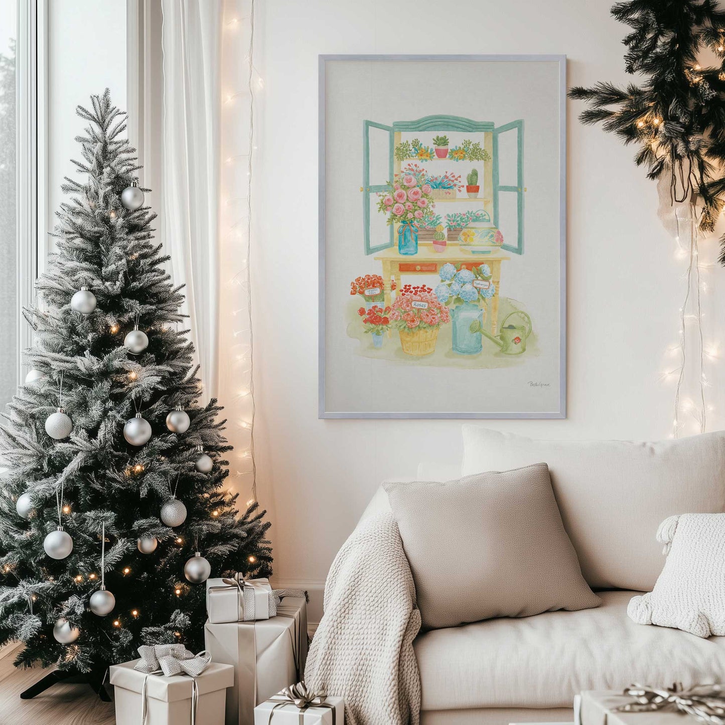 Picture of art in a room