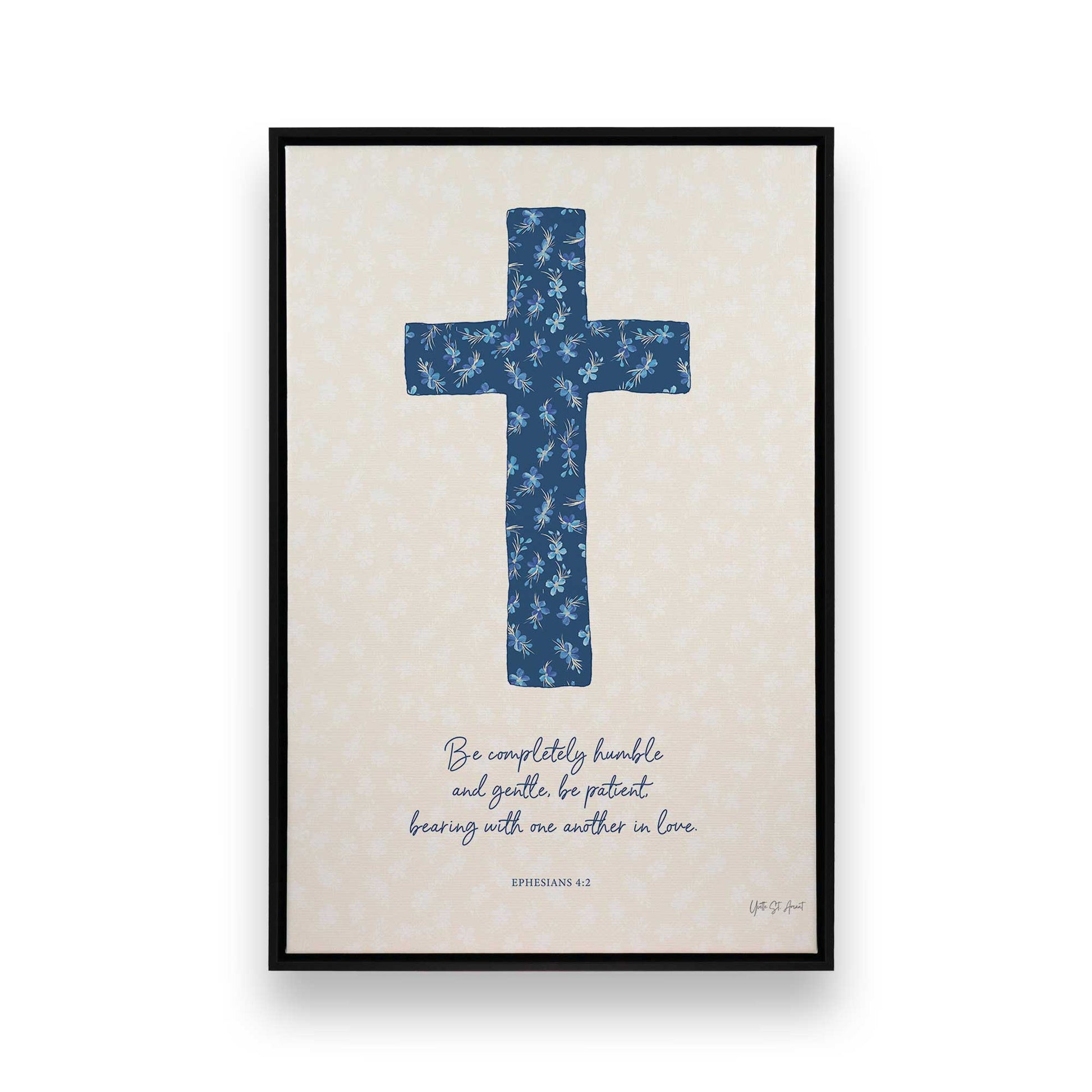 [Color:Satin Black], Picture of art in a Satin Black frame