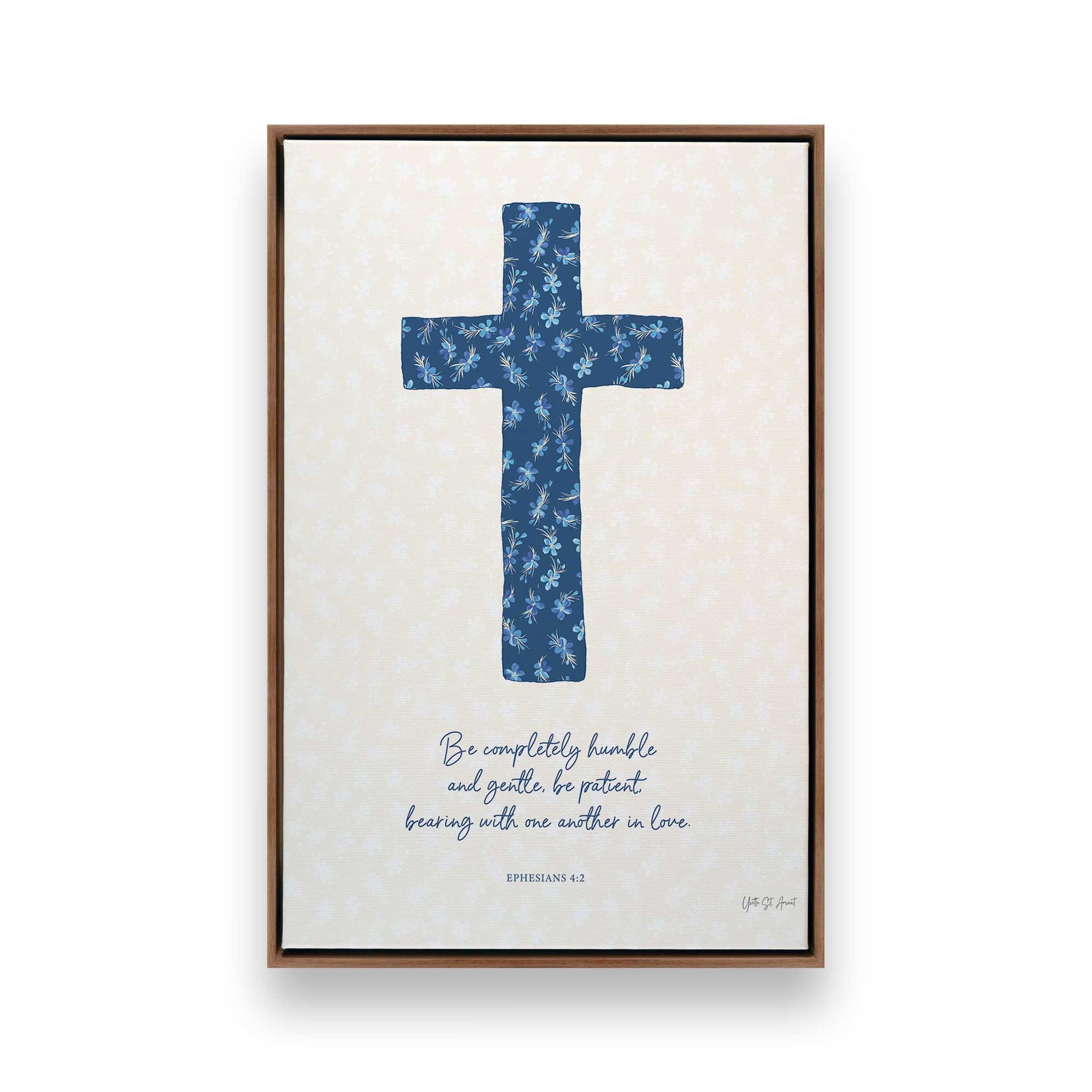 [Color:Walnut], Picture of art in a Walnut frame