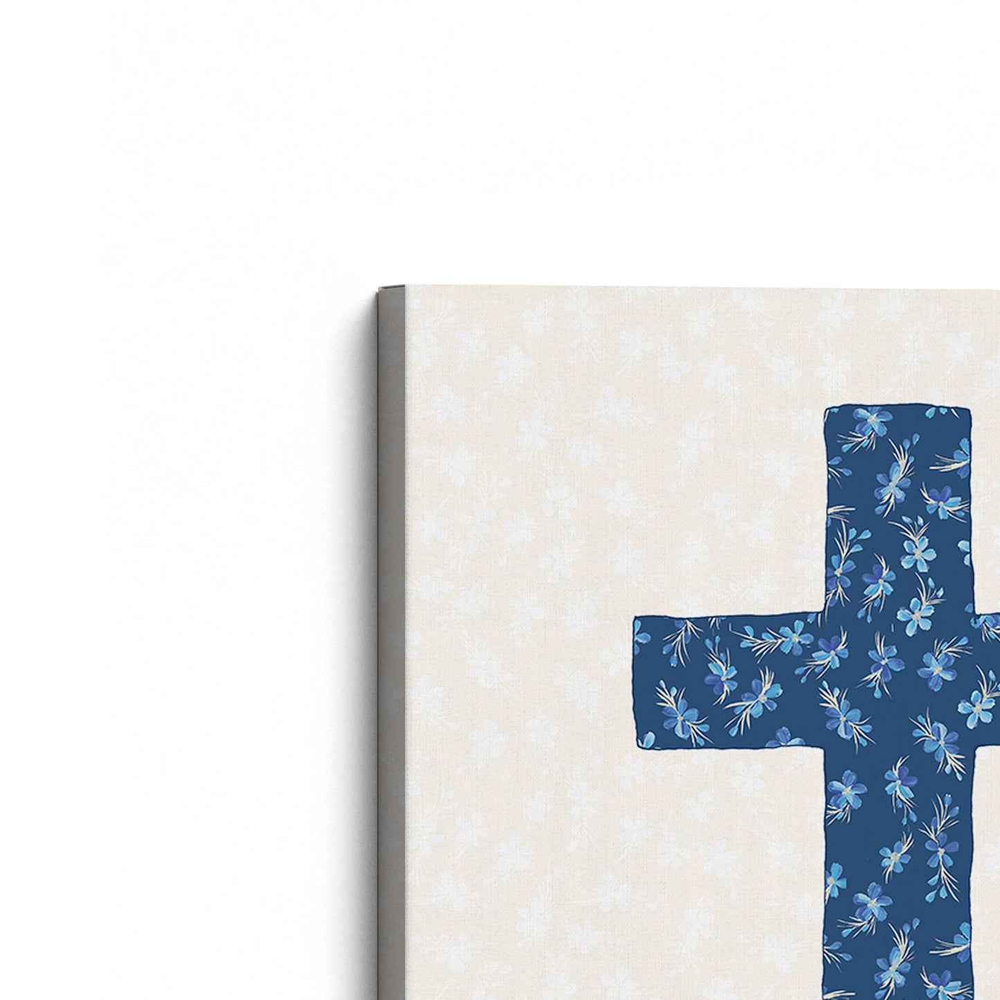 [Color:Stretched Canvas], Picture of the corner of the art