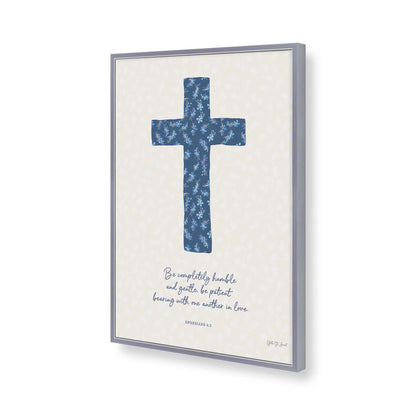 [Color:Polished Chrome], Picture of art in a Polished Chrome frame of the corner