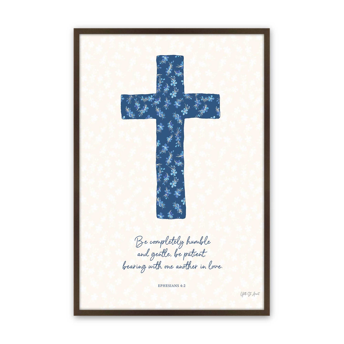 [Color:Belvinder Brown], Picture of art in a Belvinder Brown frame