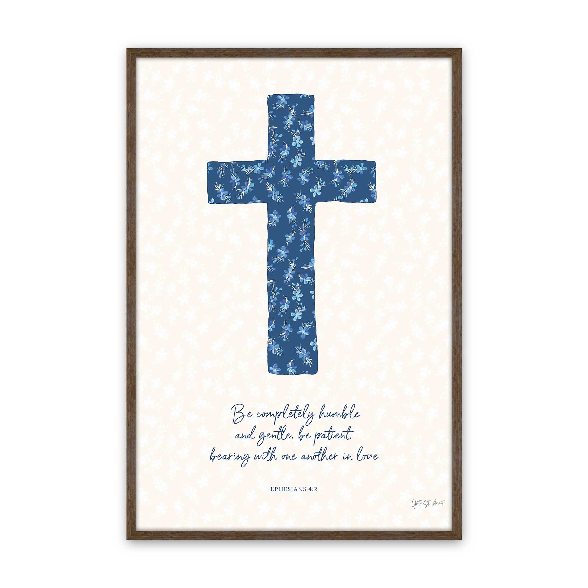 [Color:Walnut], Picture of art in a Walnut frame