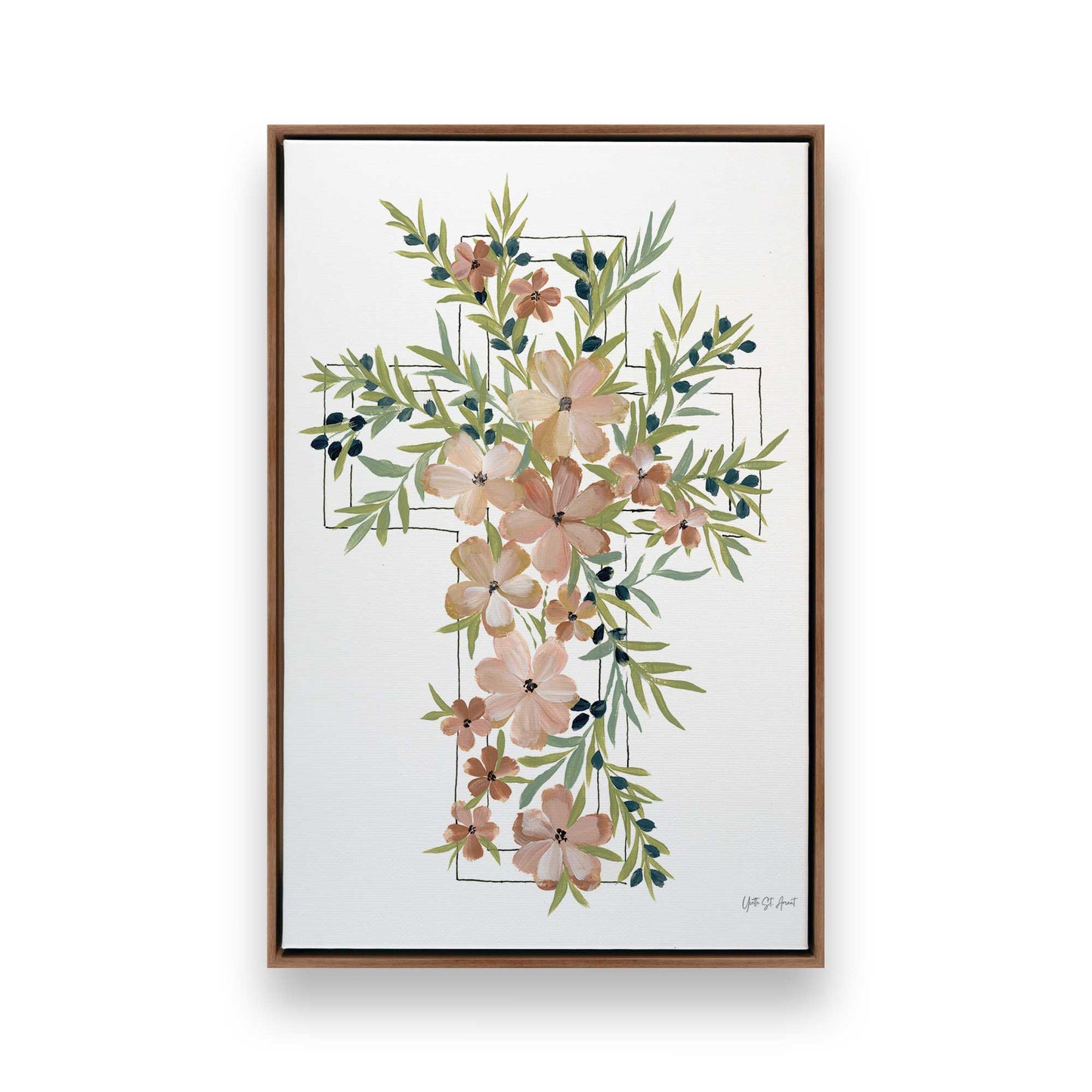 [Color:Walnut], Picture of art in a Walnut frame