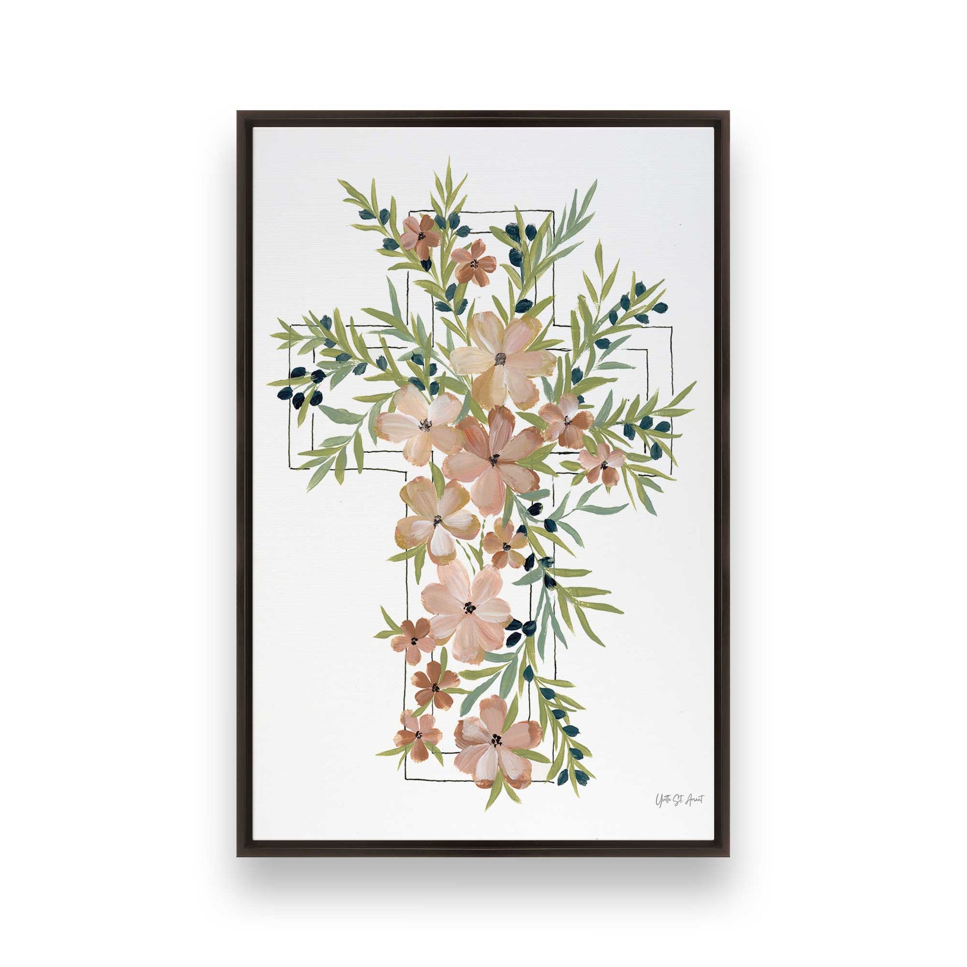 [Color:Espresso], Picture of art in a Espresso frame