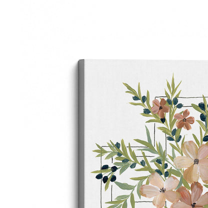 [Color:Stretched Canvas], Picture of the corner of the art