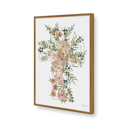 [Color:Polished Gold], Picture of art in a Polished Gold frame of the corner