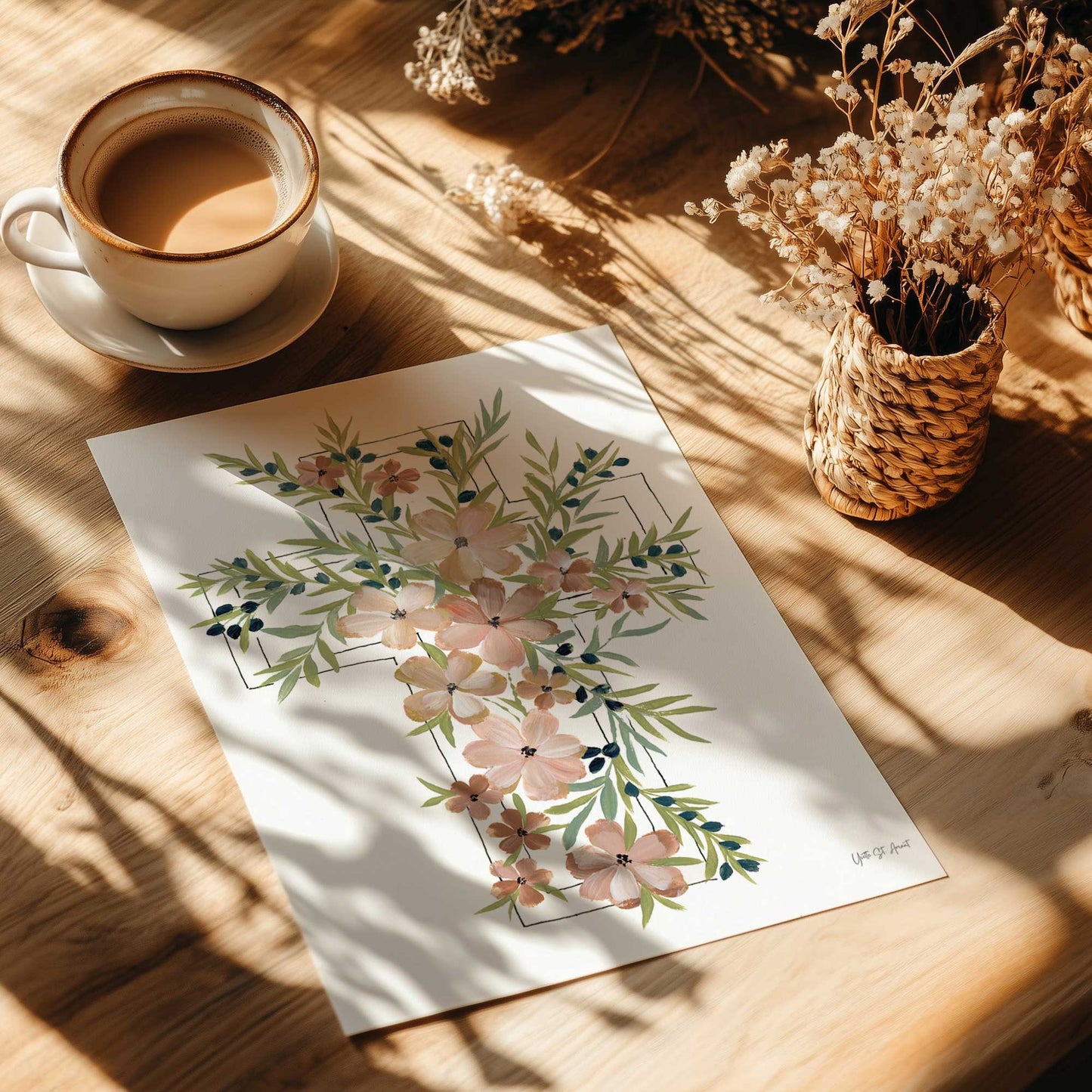 [Color:Rolled Print], Picture of close up of art