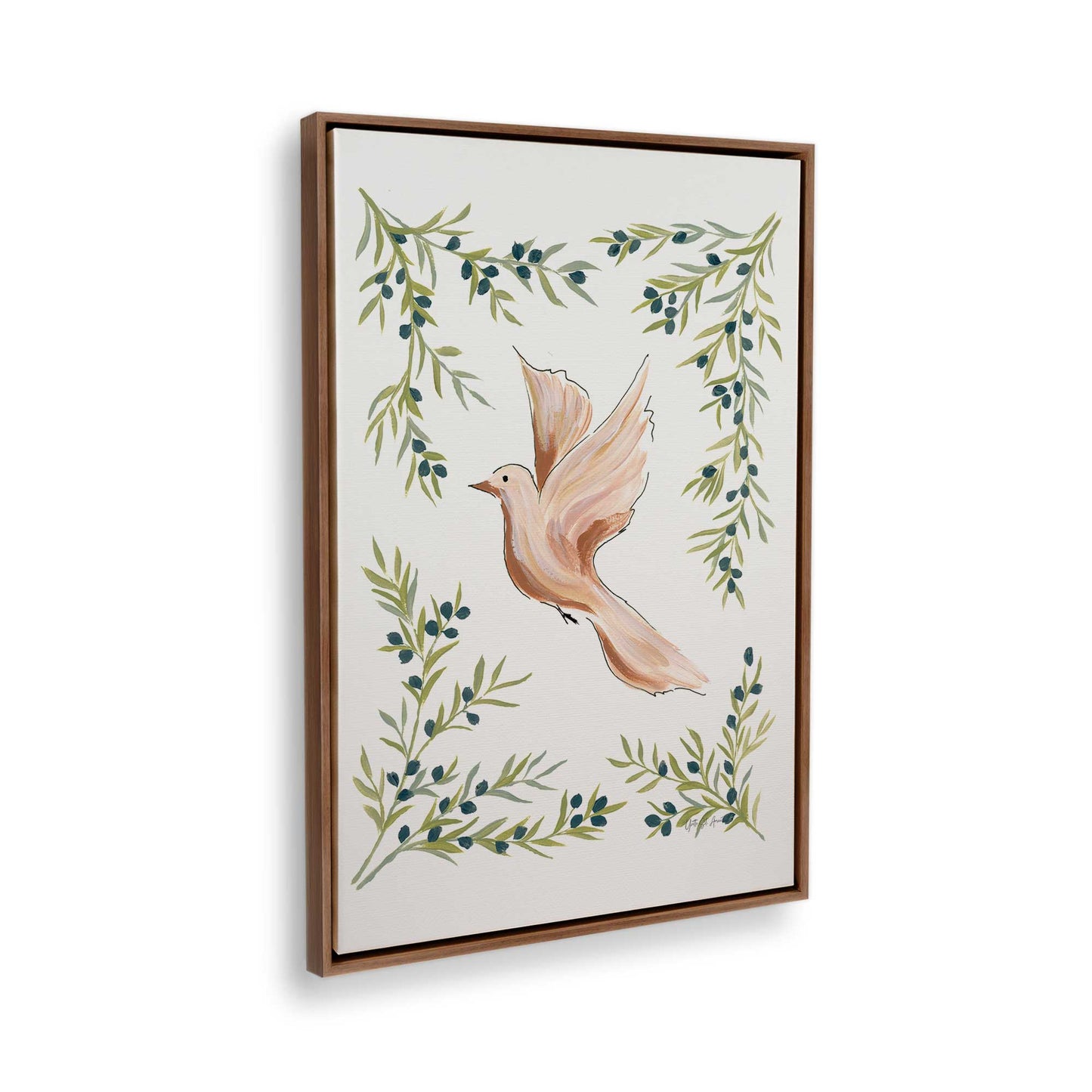 [Color:Walnut], Picture of the corner of the art