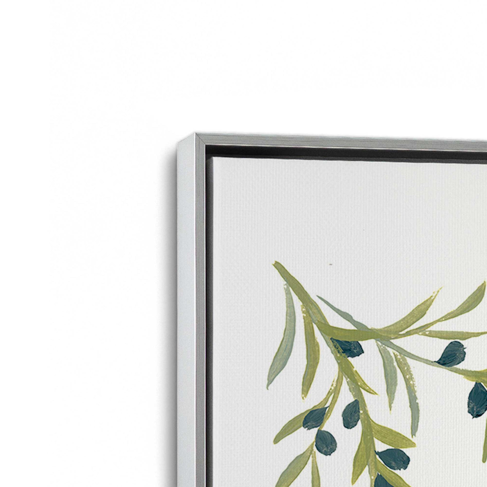 [Color:Polished Chrome], Picture of art in a Polished Chrome frame at an angle