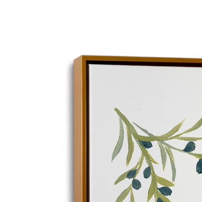 [Color:Polished Gold], Picture of art in a Polished Gold frame at an angle