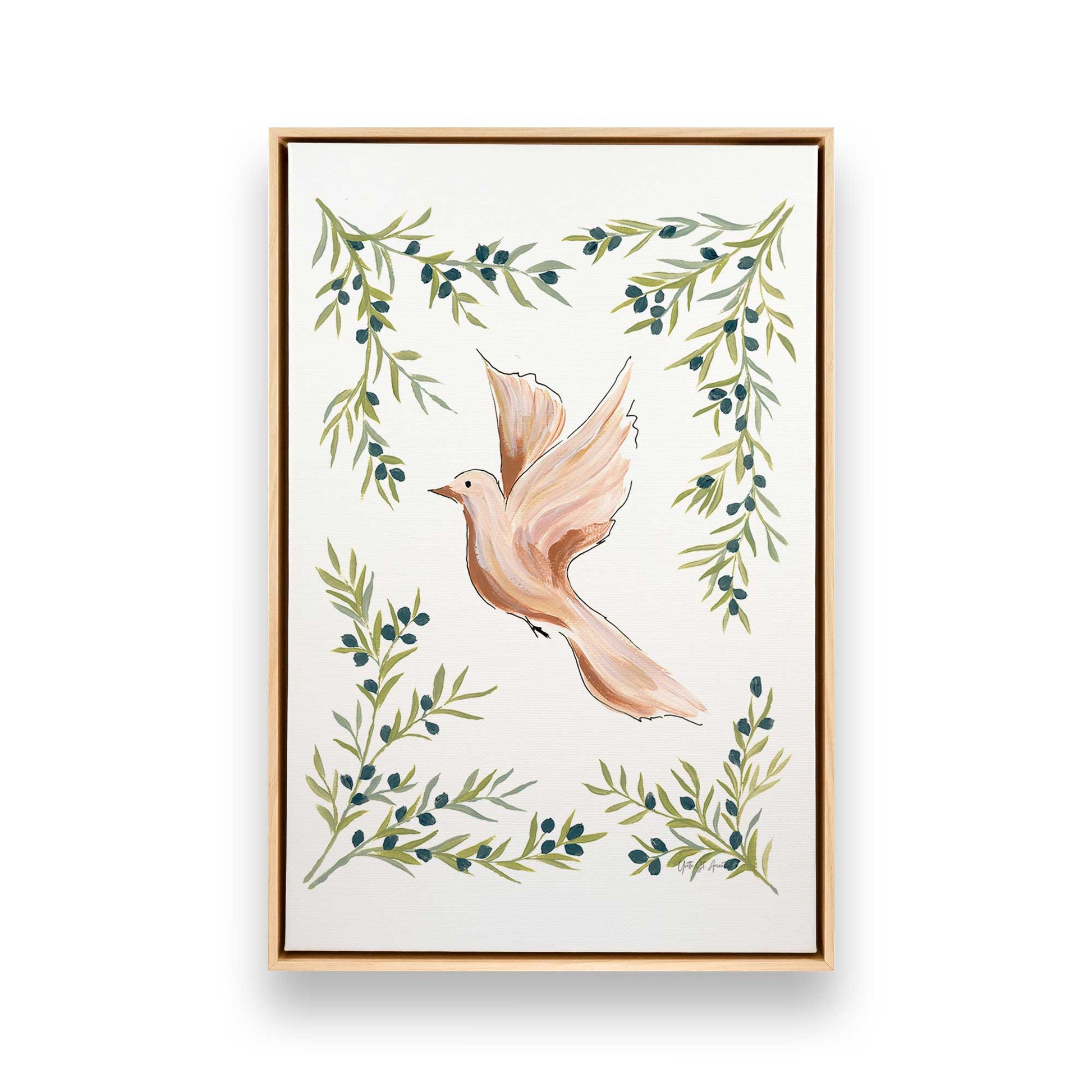 [Color:American Maple], Picture of art in a American Maple frame