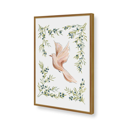 [Color:Polished Gold], Picture of art in a Polished Gold frame of the corner