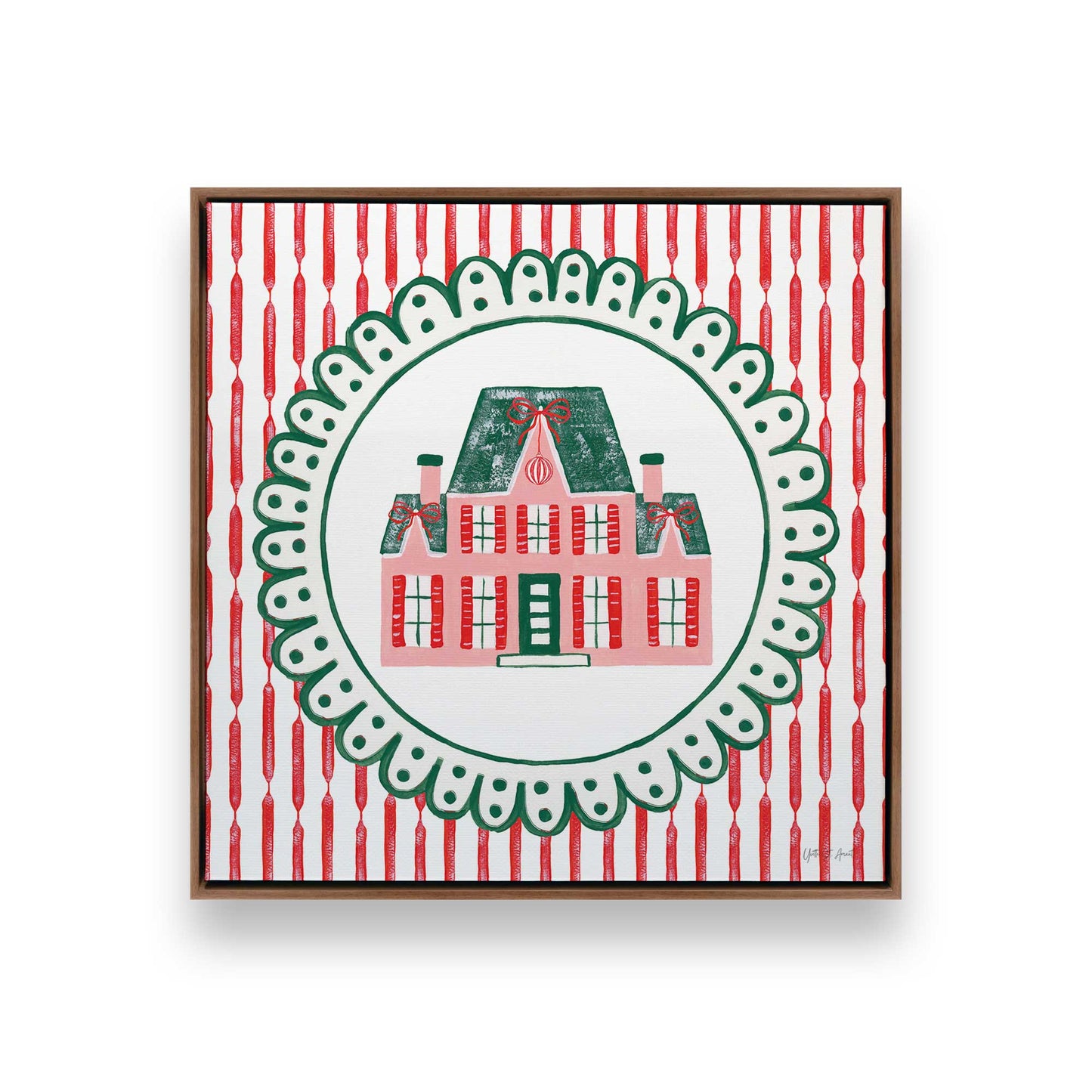 [Color:Walnut], Picture of art in a Walnut frame