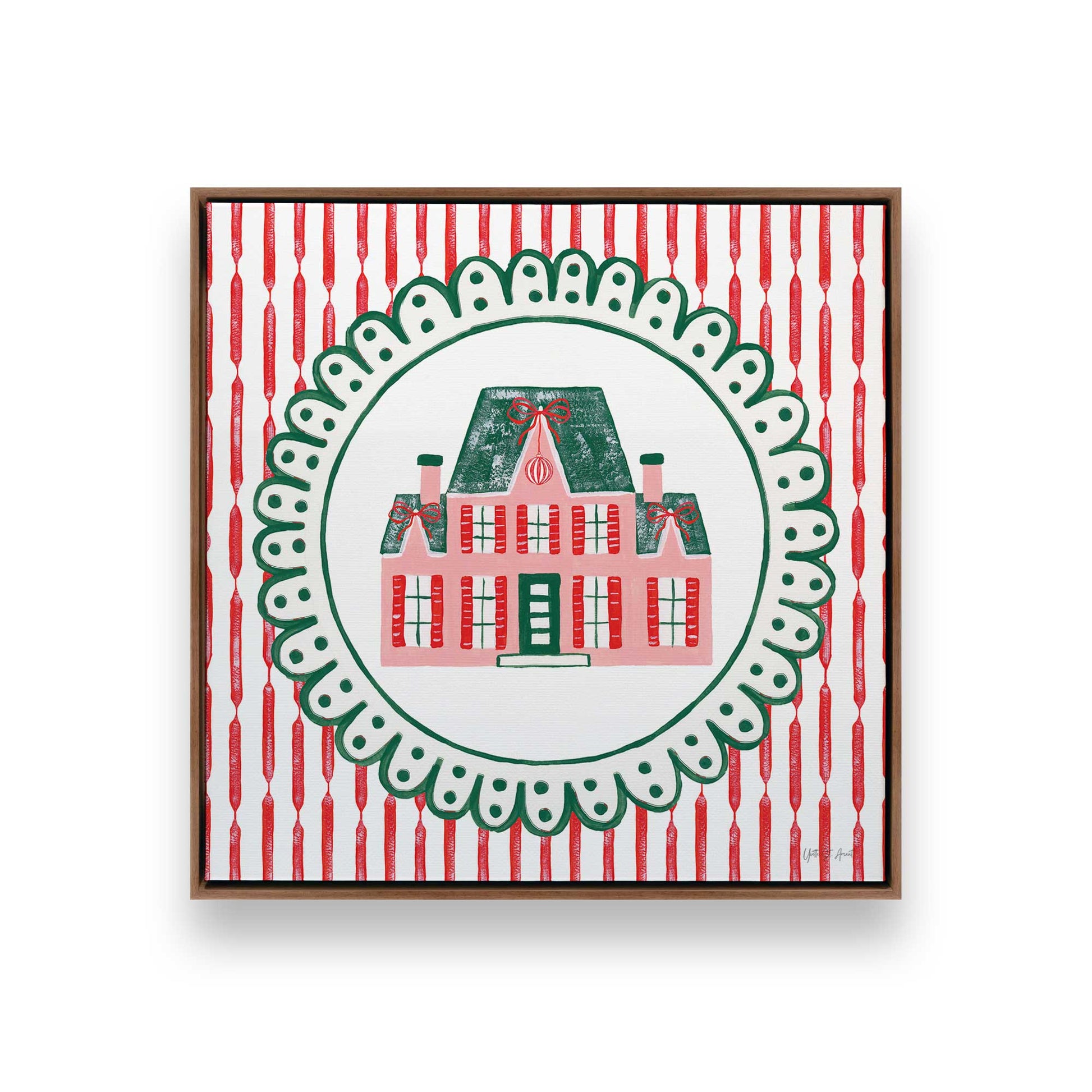 [Color:Walnut], Picture of art in a Walnut frame