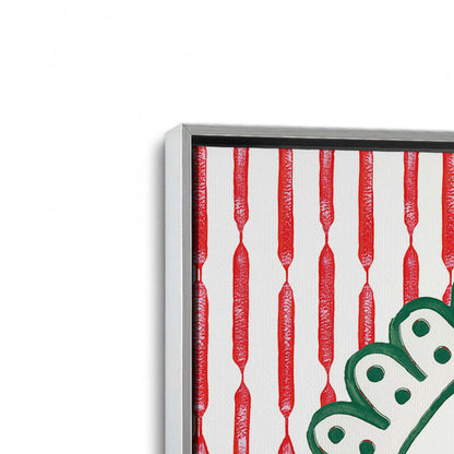 [Color:Polished Chrome], Picture of art in a Polished Chrome frame at an angle