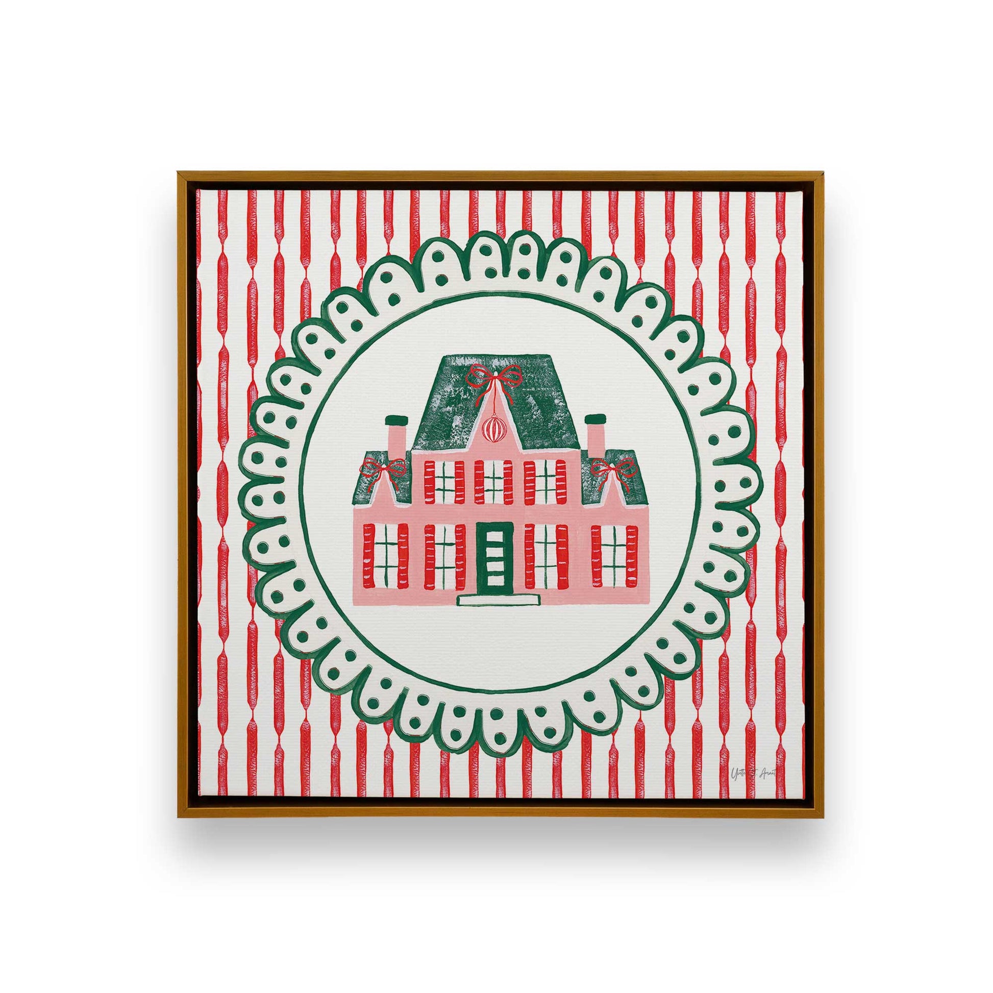 [Color:Polished Gold], Picture of art in a Polished Gold frame