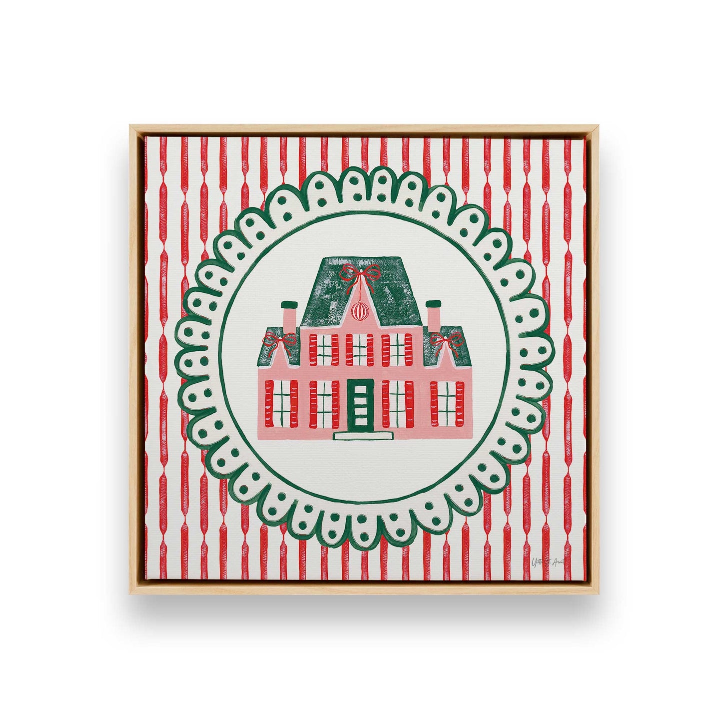 [Color:American Maple], Picture of art in an American Maple frame