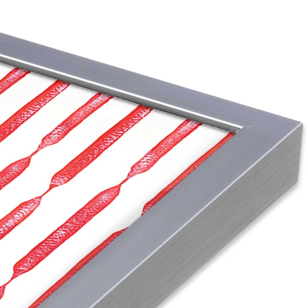 [Color:Polished Chrome], Picture of art in a Polished Chrome frame at an angle