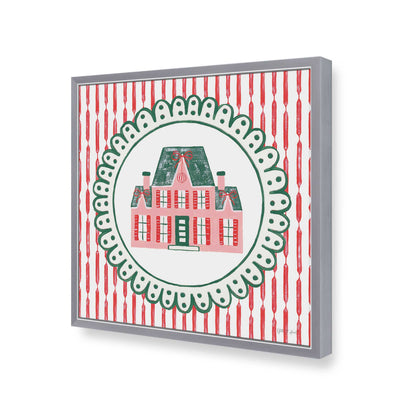 [Color:Polished Chrome], Picture of art in a Polished Chrome frame of the corner