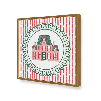 [Color:Polished Gold], Picture of art in a Polished Gold frame of the corner