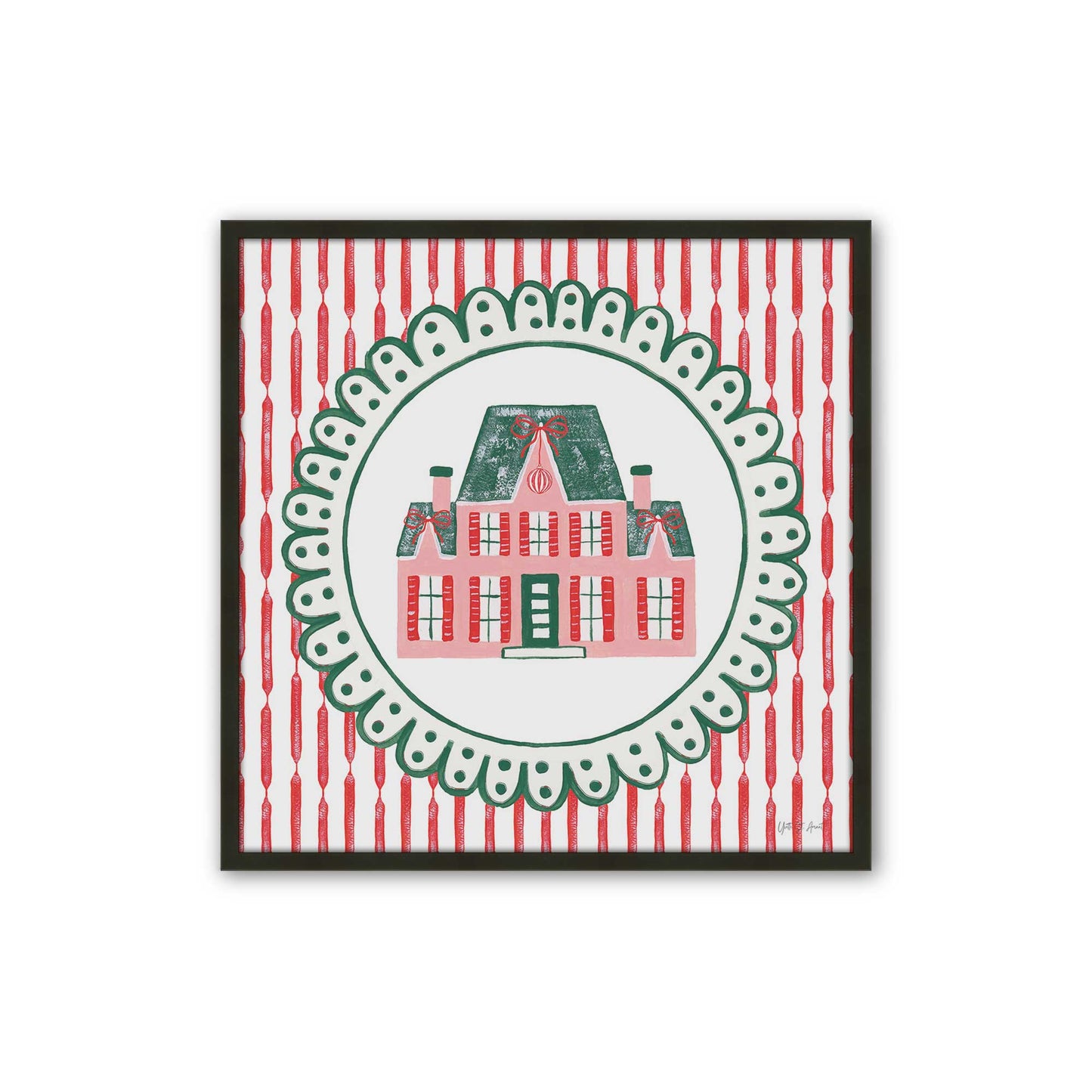 [Color:Satin Black], Picture of art in a Satin Black frame