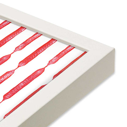 [Color:Opaque White], Picture of art in a Opaque White frame at an angle