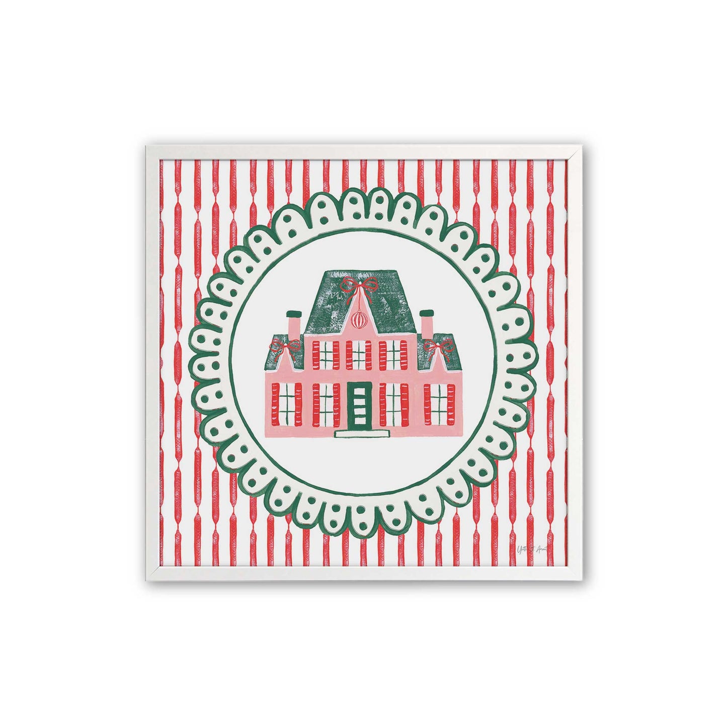 [Color:Opaque White], Picture of art in a Opaque White frame