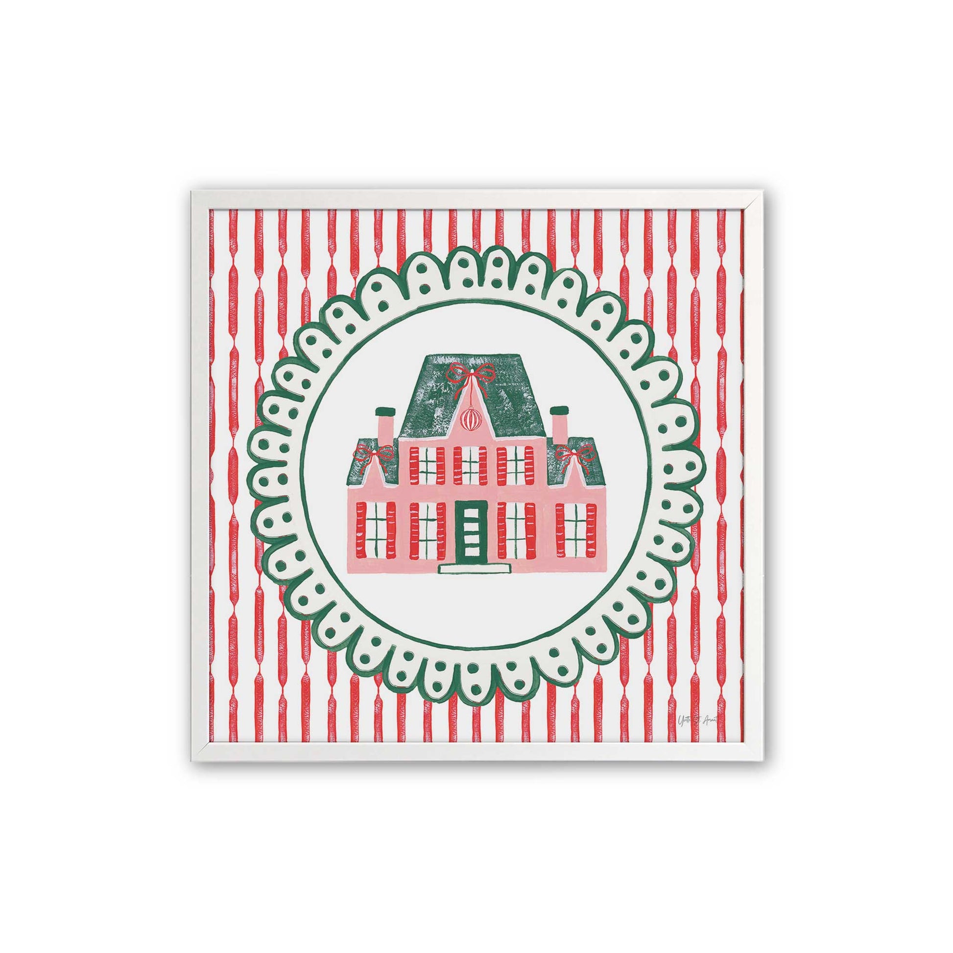 [Color:Opaque White], Picture of art in an Opaque White frame