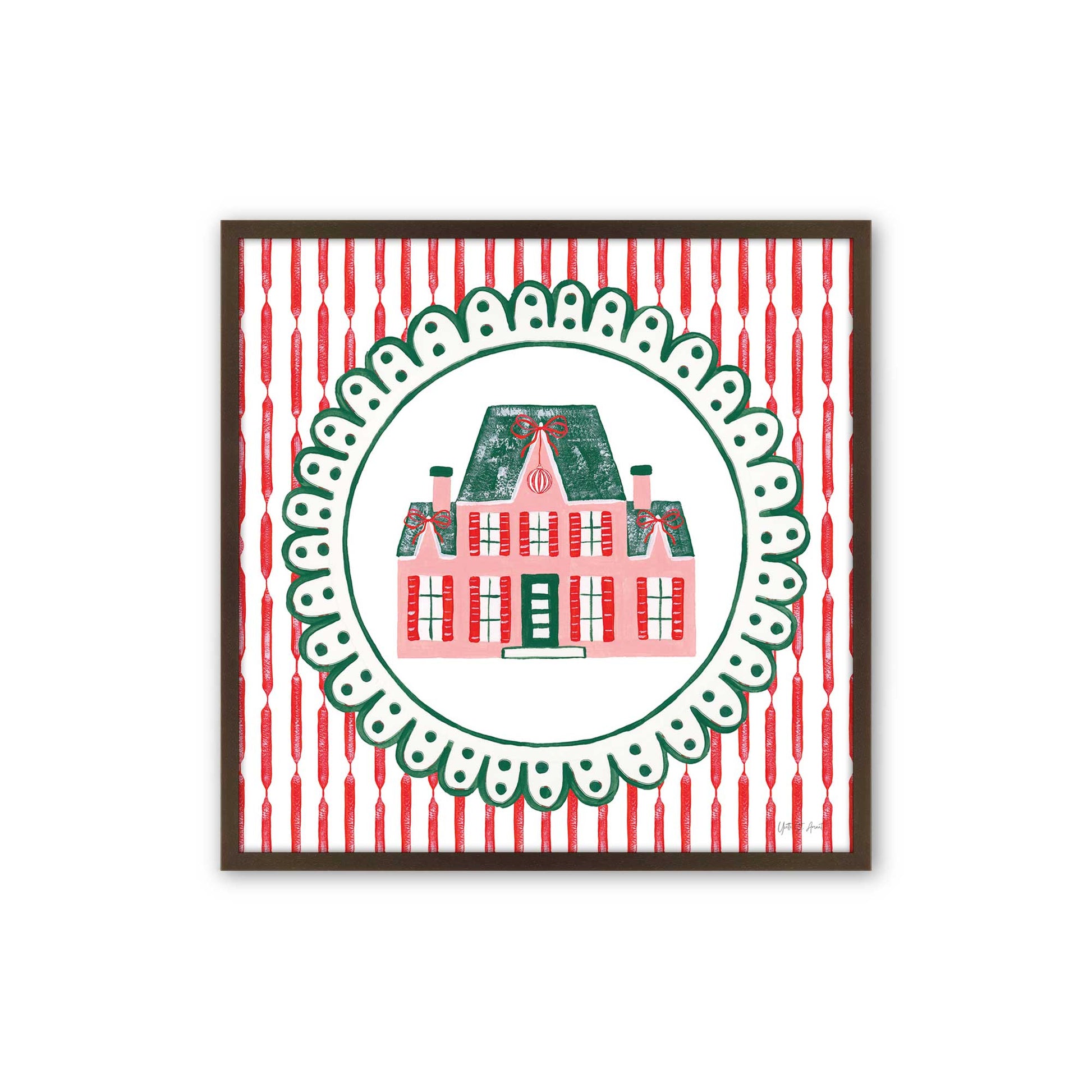 [Color:Espresso], Picture of art in a Espresso frame