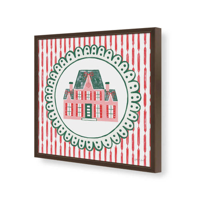 [Color:Espresso], Picture of art in a Espresso frame of the corner