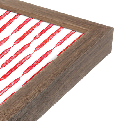 [Color:Walnut], Picture of art in a Walnut frame at an angle