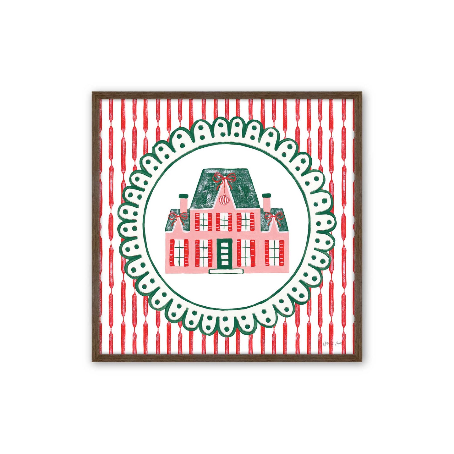 [Color:Walnut], Picture of art in a Walnut frame