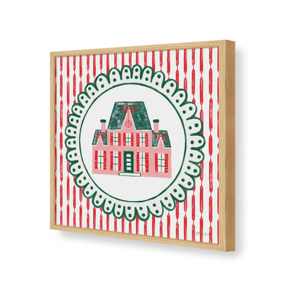 [Color:Espresso], Picture of art in a Espresso frame of the corner