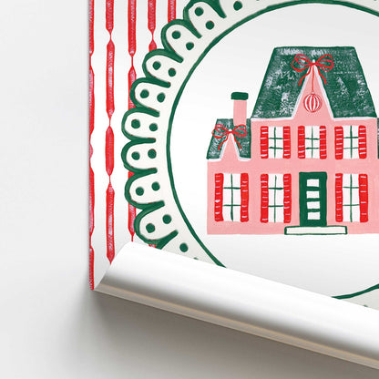 [Color:Rolled Print], Picture of close up of art